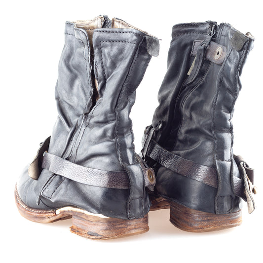 A.S. 98 Airstep Saint Bike Vintage Dark Grey Boots (37 EU)