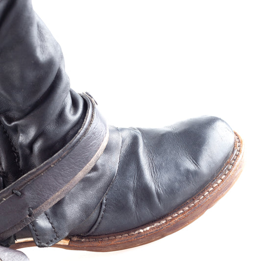 A.S. 98 Airstep Saint Bike Vintage Dark Grey Boots (37 EU)