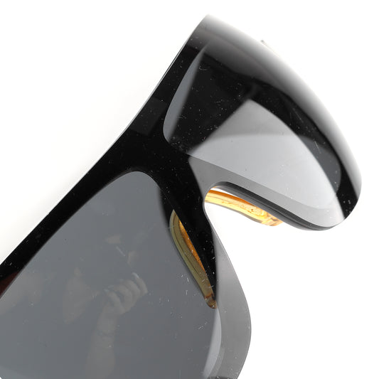 Chanel 5086 C. 501/87 Black Shield Vintage Sunglasses