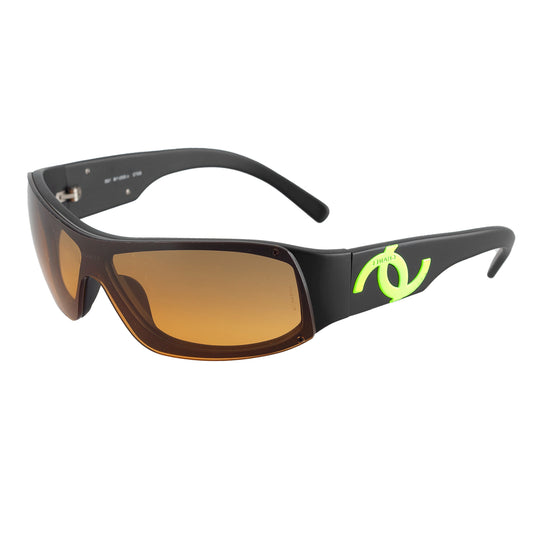 Chanel 5072 C. 555/18 Black/Neon Vintage Sunglasses
