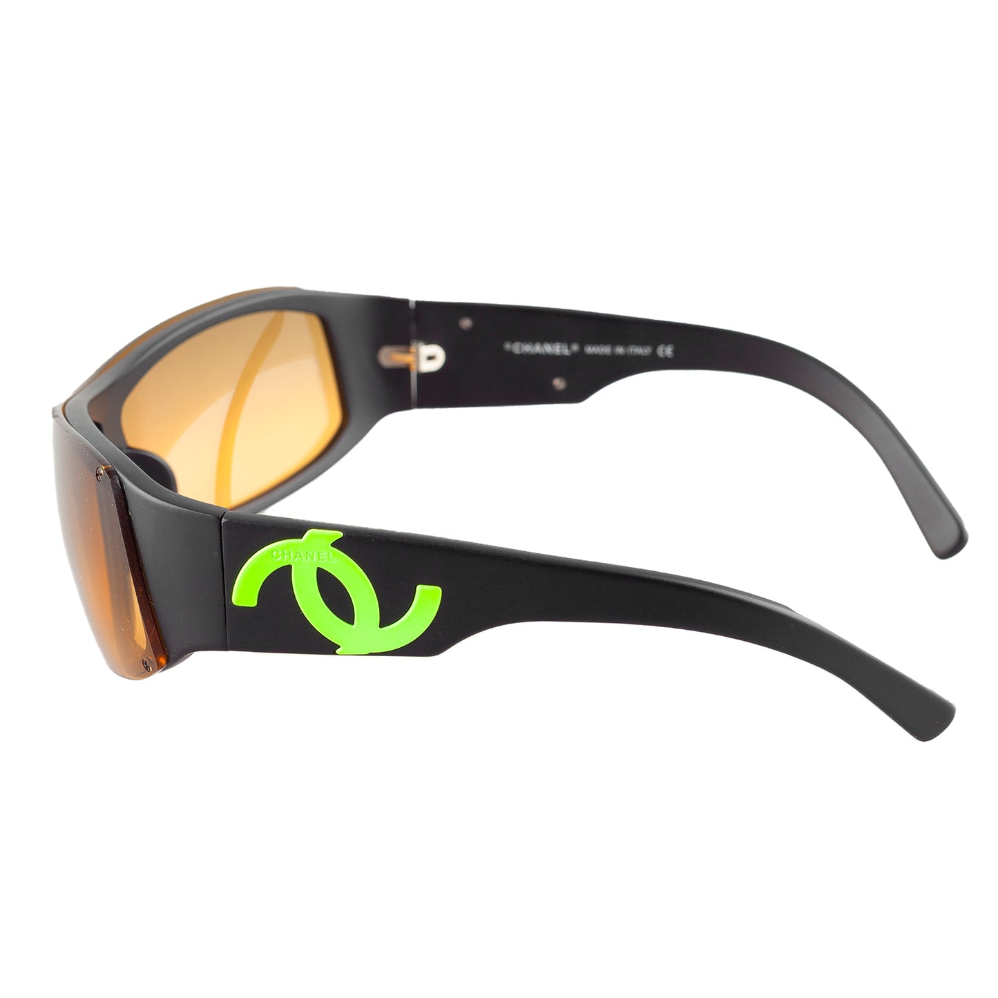 Chanel 5072 C. 555/18 Black/Neon Vintage Sunglasses