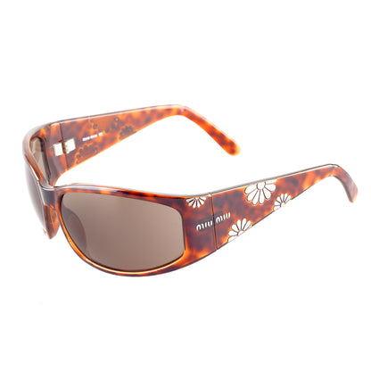 Miu Miu SMU15F 3AK-3N1 Brown Tortoise Vintage Sunglasses