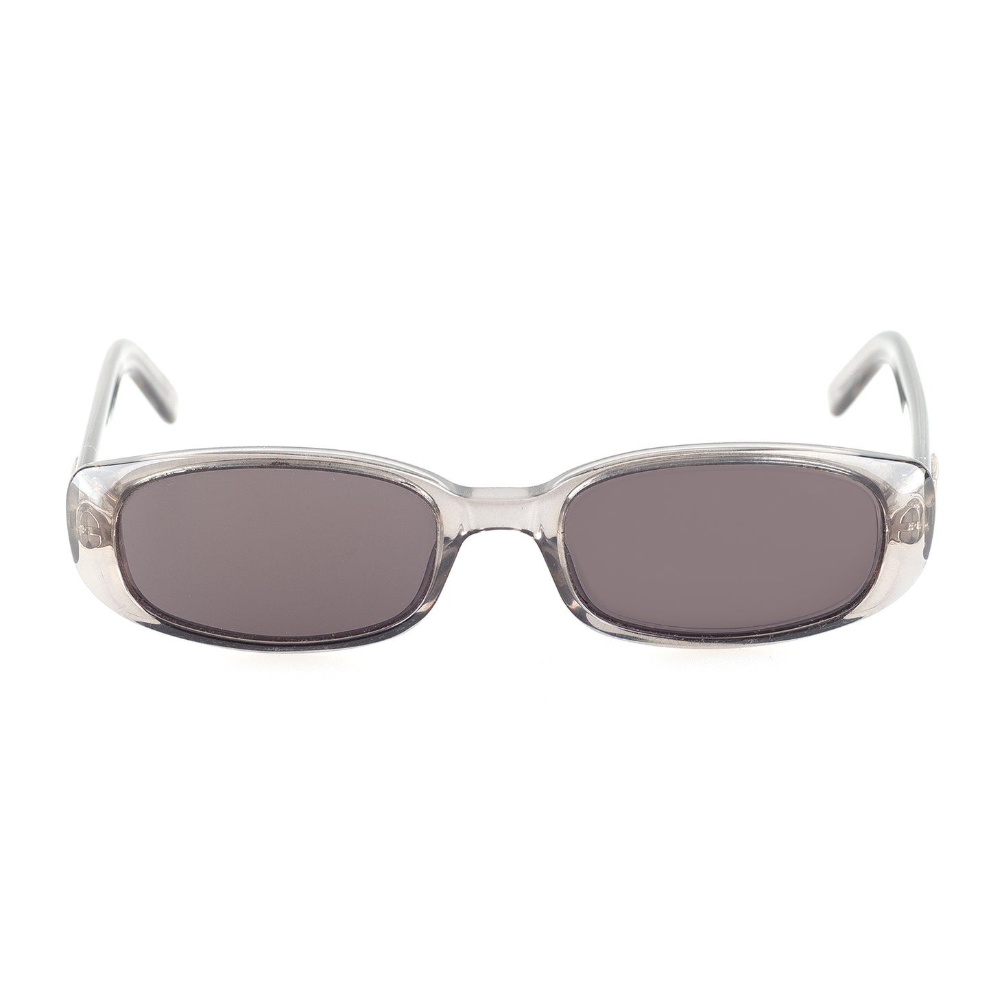 Gucci GG 2452/S E7W Vintage Clear Grey Rounded Sunglasses