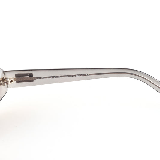 Gucci GG 2452/S E7W Vintage Clear Grey Rounded Sunglasses