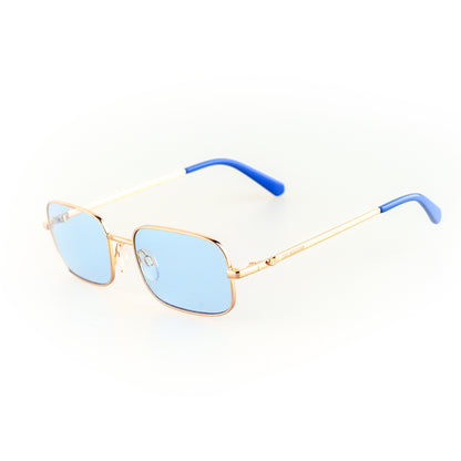 Moschino MOL012/S MVUKU 1AB-1A1 Blue/Golden Sunglasses