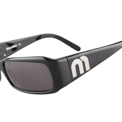 Miu Miu SMU04F 1AB-1A1 Black Vintage Sunglasses