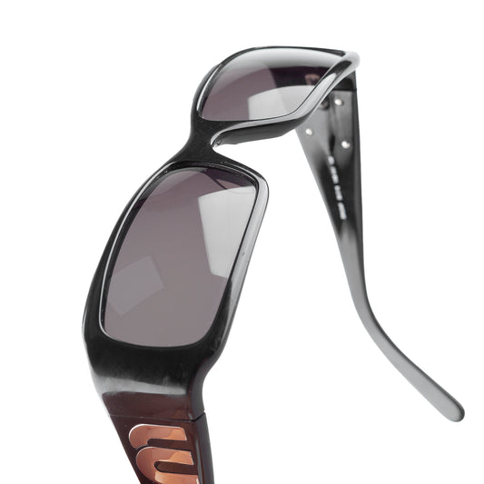 Miu Miu SMU04F 1AB-1A1 Black Vintage Sunglasses