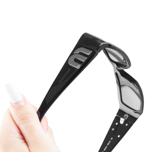 Miu Miu SMU04F 1AB-1A1 Black Vintage Sunglasses