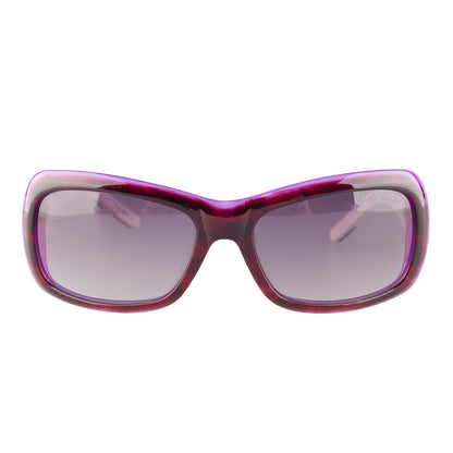 Ed Hardy White & Purple Crystal Skull Tattoo Sunglasses