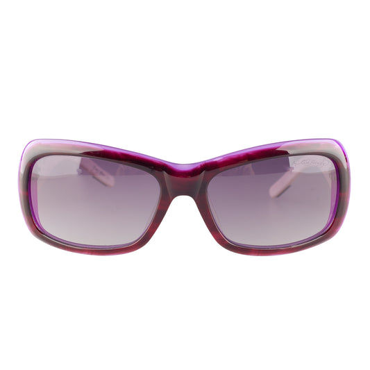 Ed Hardy White & Purple Crystal Skull Tattoo Sunglasses