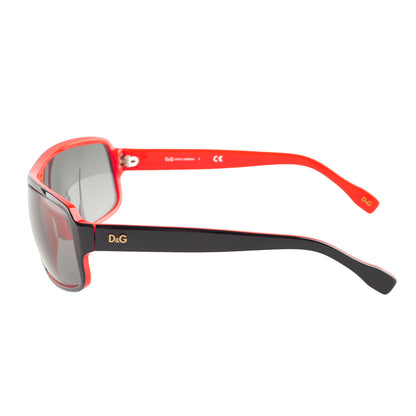 Dolce & Gabbana 3045 Black & Red Shield Sunglasses
