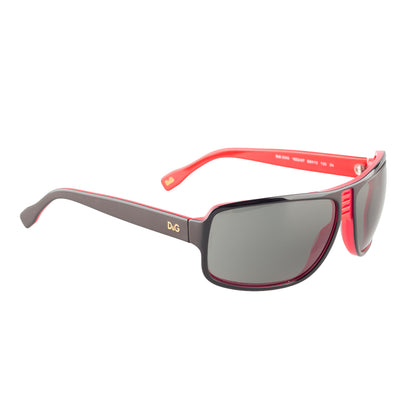 Dolce & Gabbana 3045 Black & Red Shield Sunglasses