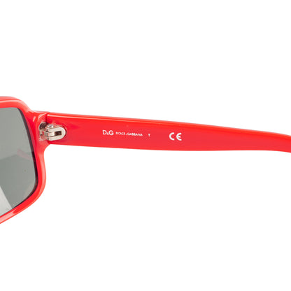 Dolce & Gabbana 3045 Black & Red Shield Sunglasses