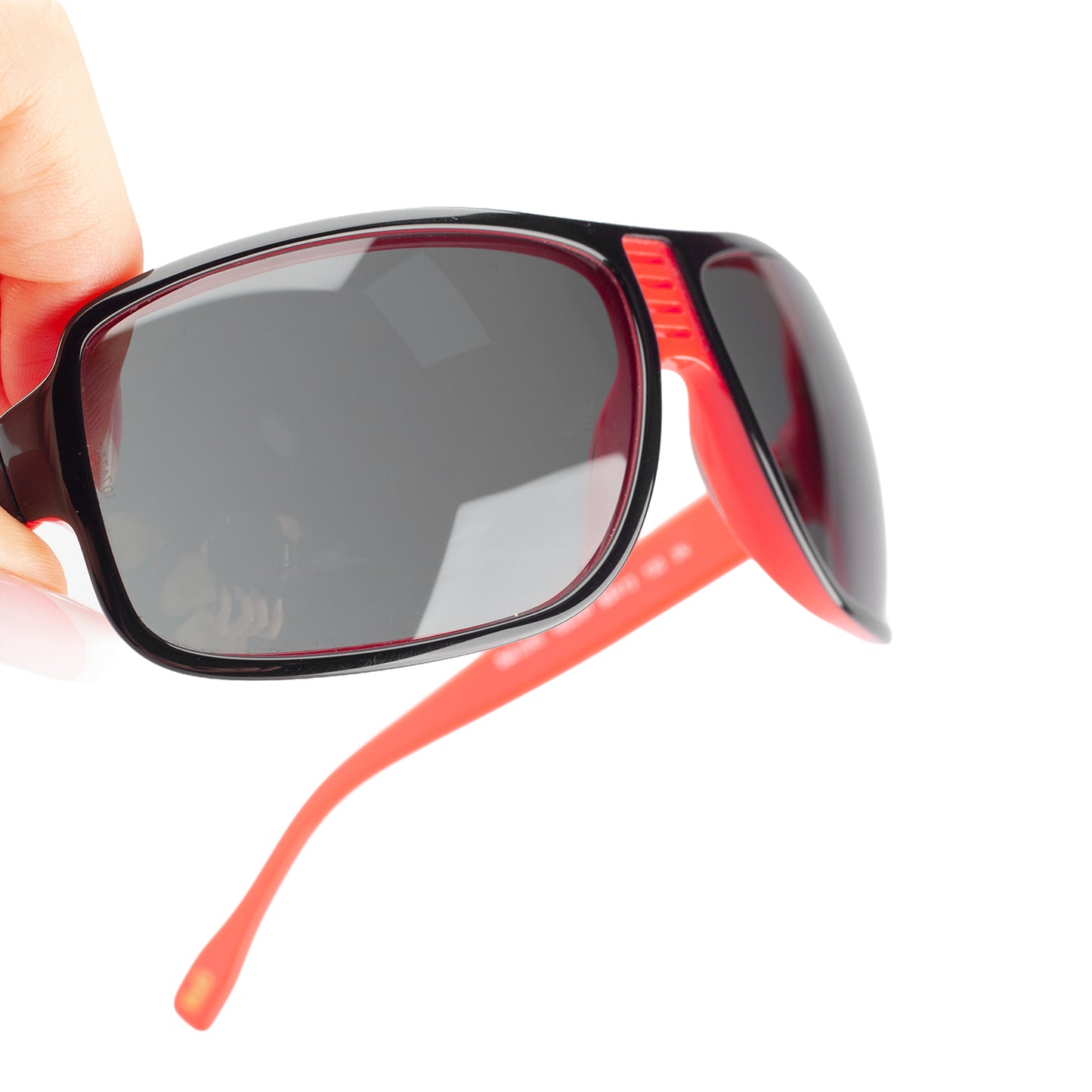 Dolce & Gabbana 3045 Black & Red Shield Sunglasses
