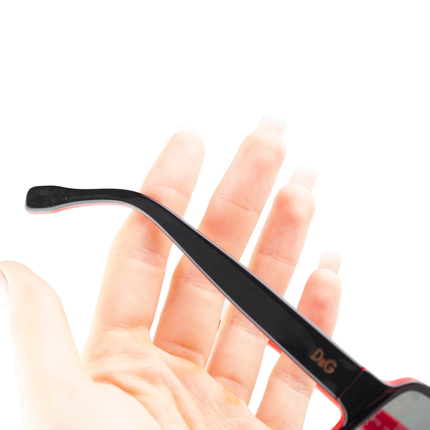 Dolce & Gabbana 3045 Black & Red Shield Sunglasses
