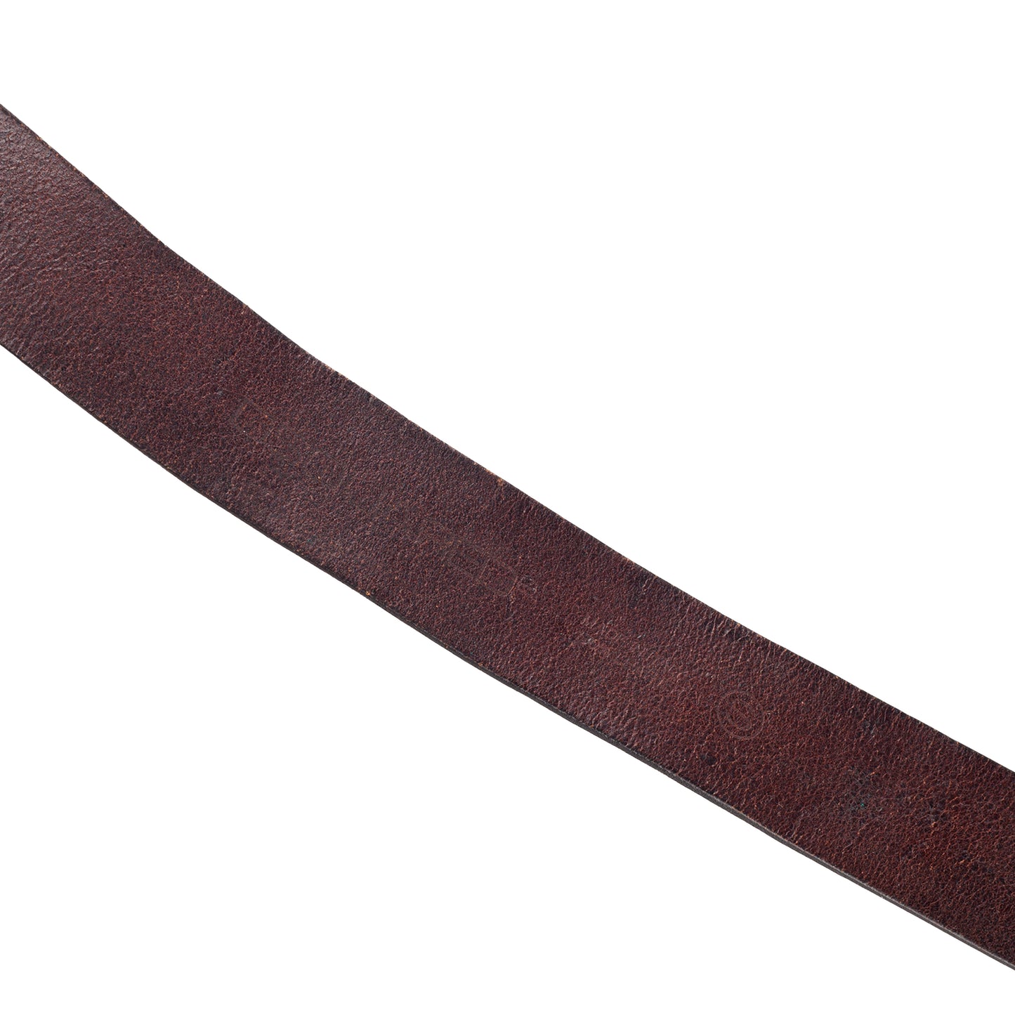 DSQUARED2 Vintage Brown Leather Equestrian Hunting Scene Belt
