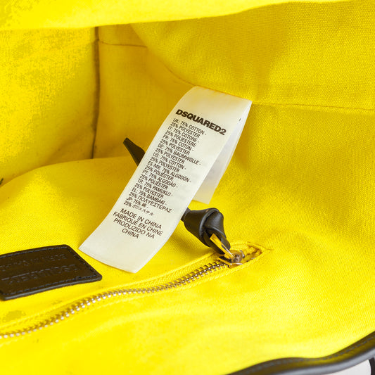 DSQUARED2 Denim Patchwork Shoulder Bag