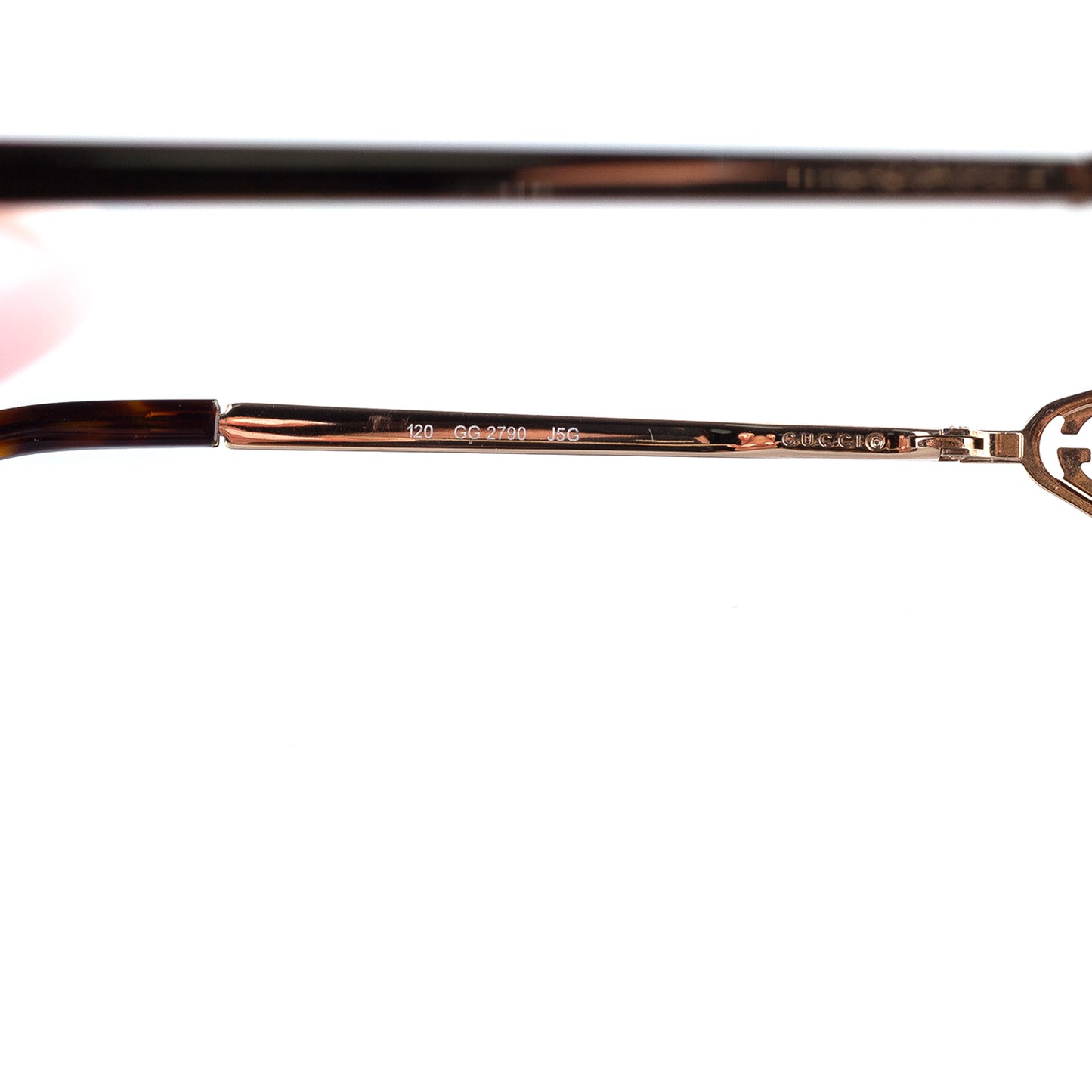Gucci GG 2790 J5G Vintage Golden Glasses – Clear Demo Lenses (Non-Prescription)