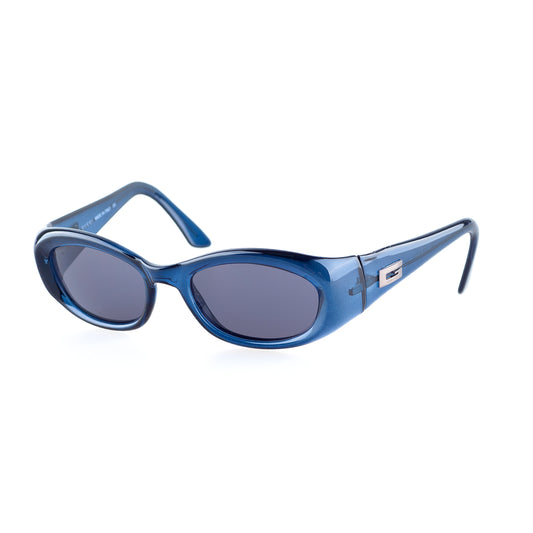 Gucci GG 2432/S K04 Blue Oval Vintage Sunglasses