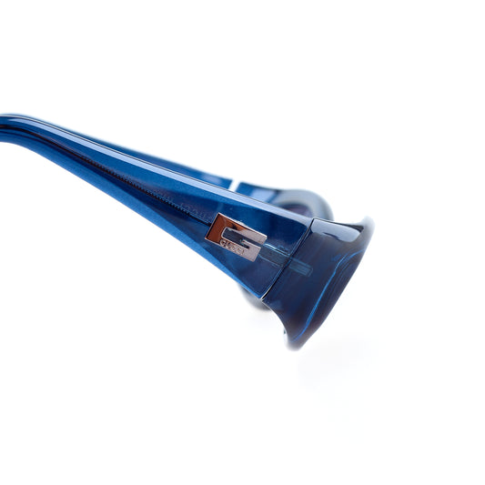 Gucci GG 2432/S K04 Blue Oval Vintage Sunglasses