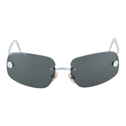 Chanel 4035 Dark Grey Rimless Vintage Sunglasses