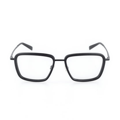 JIL SANDER J2007 Black Glasses – Clear Demo Lenses (Non-Prescription)