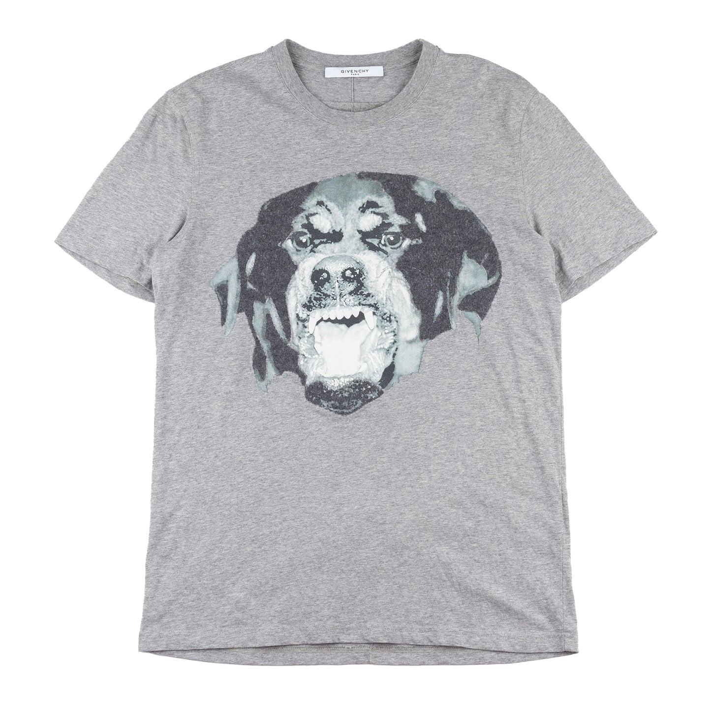 Givenchy Paris by Tisci Rottweiler Dog Gray T-Shirt (M)