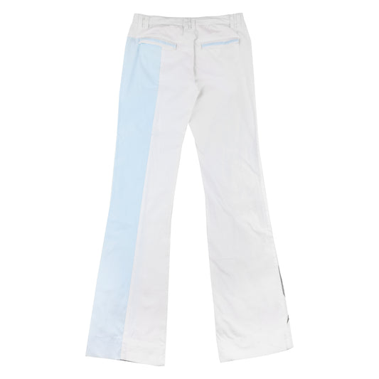 Custo Barcelona Vintage Printed Monster Creature White/Beige and Blue Pants (S/M)