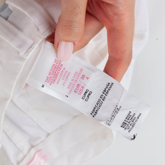 Custo Barcelona Vintage Printed Monster Creature White/Beige and Blue Pants (S/M)