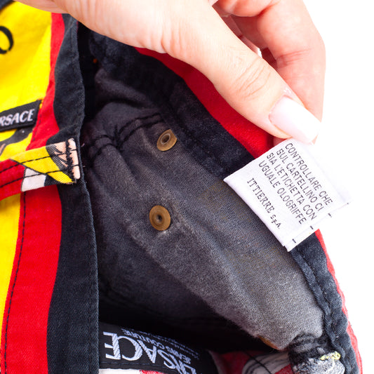 Gianni Versace Jeans Couture Vintage Rock n Roll Royalty Beatles Sex Pistols Pants (M)