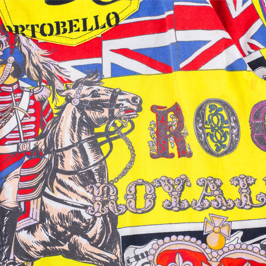 Gianni Versace Jeans Couture Vintage Rock n Roll Royalty Beatles Sex Pistols Pants (M)