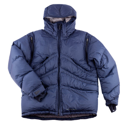 Oakley 2005 Hydro Fuel 4 Vintage Navy Panelled Down Insulated Puffer Jacket (S)