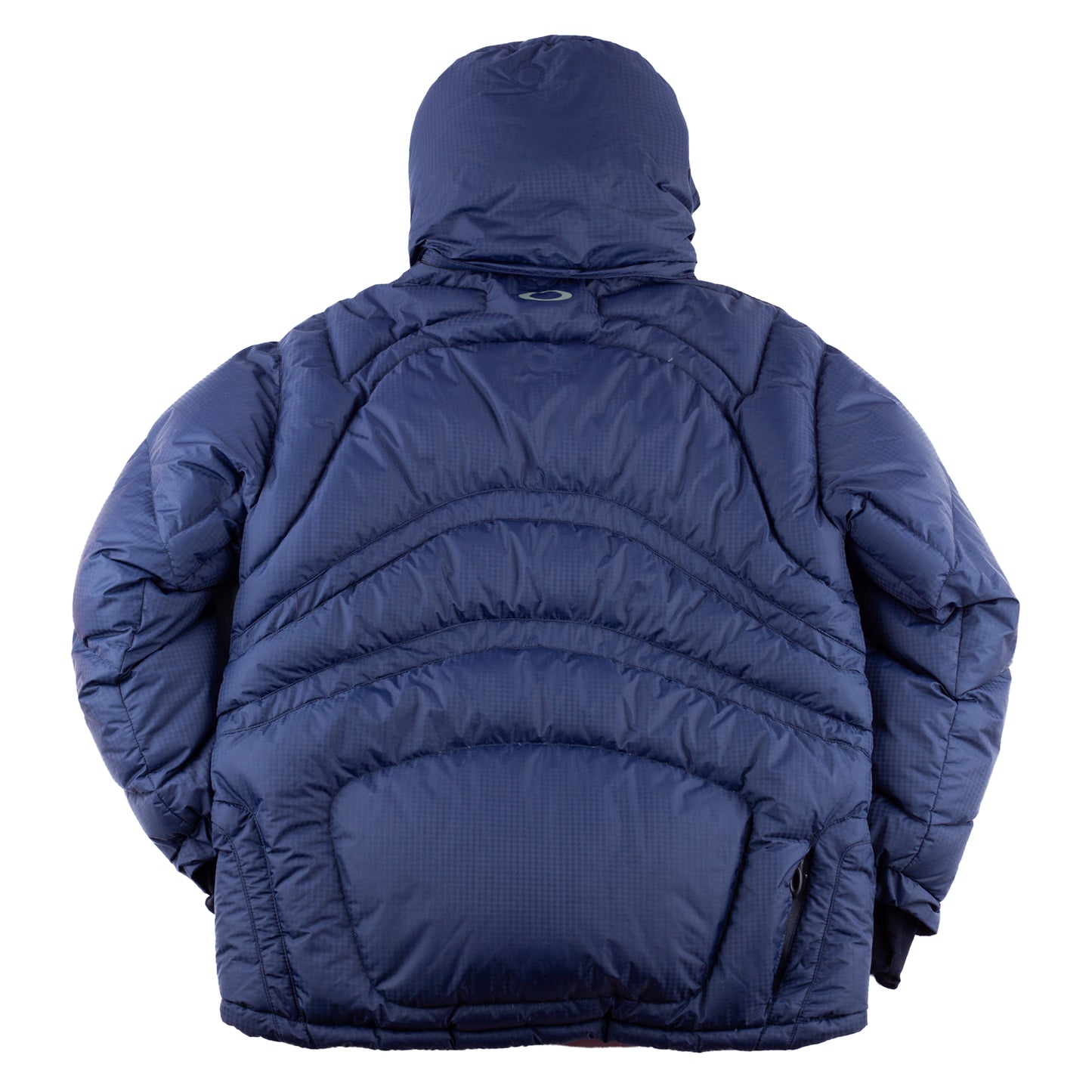 Oakley 2005 Hydro Fuel 4 Vintage Navy Panelled Down Insulated Puffer Jacket (S)