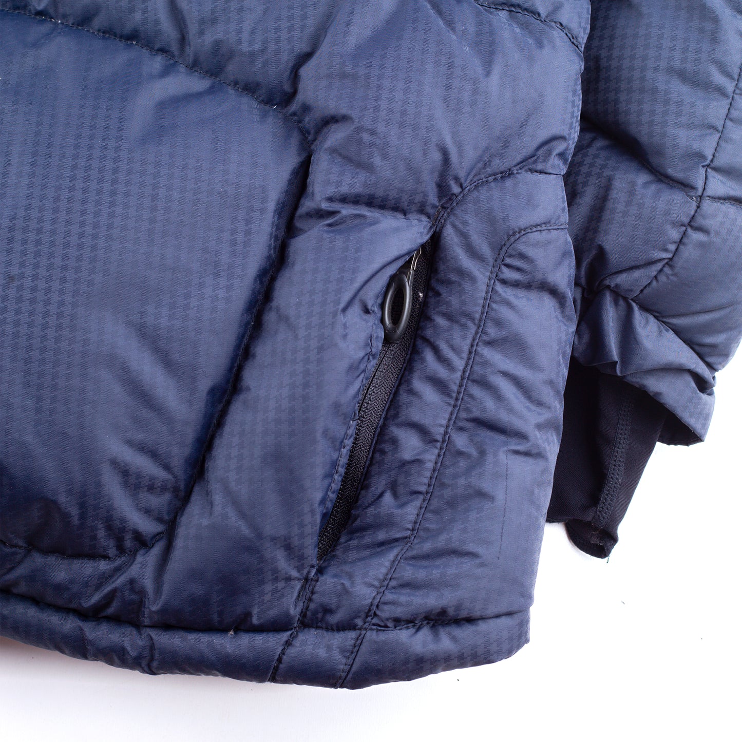 Oakley 2005 Hydro Fuel 4 Vintage Navy Panelled Down Insulated Puffer Jacket (S)