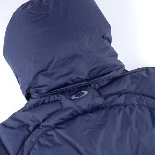 Oakley 2005 Hydro Fuel 4 Vintage Navy Panelled Down Insulated Puffer Jacket (S)