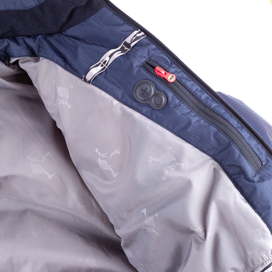 Oakley 2005 Hydro Fuel 4 Vintage Navy Panelled Down Insulated Puffer Jacket (S)