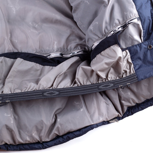 Oakley 2005 Hydro Fuel 4 Vintage Navy Panelled Down Insulated Puffer Jacket (S)