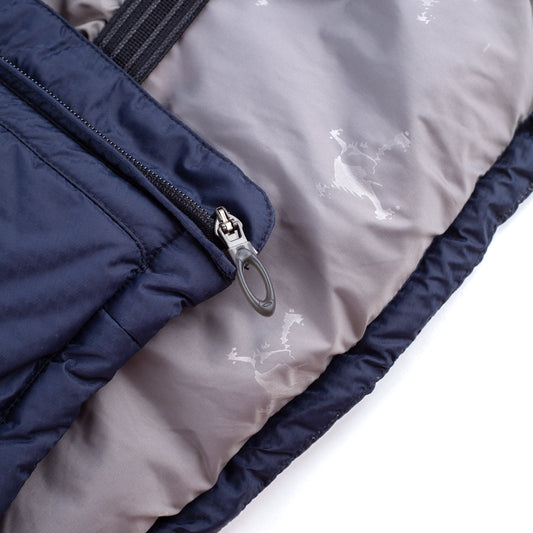 Oakley 2005 Hydro Fuel 4 Vintage Navy Panelled Down Insulated Puffer Jacket (S)