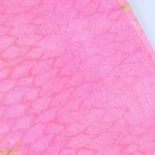 Roberto Cavalli Vintage Pink Mermaid Scales Print Pants (XL)