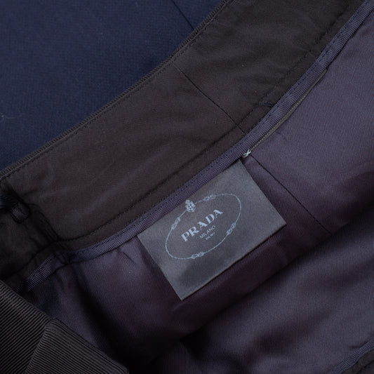 Prada Milano Navy/Black Mini Skirt (M)