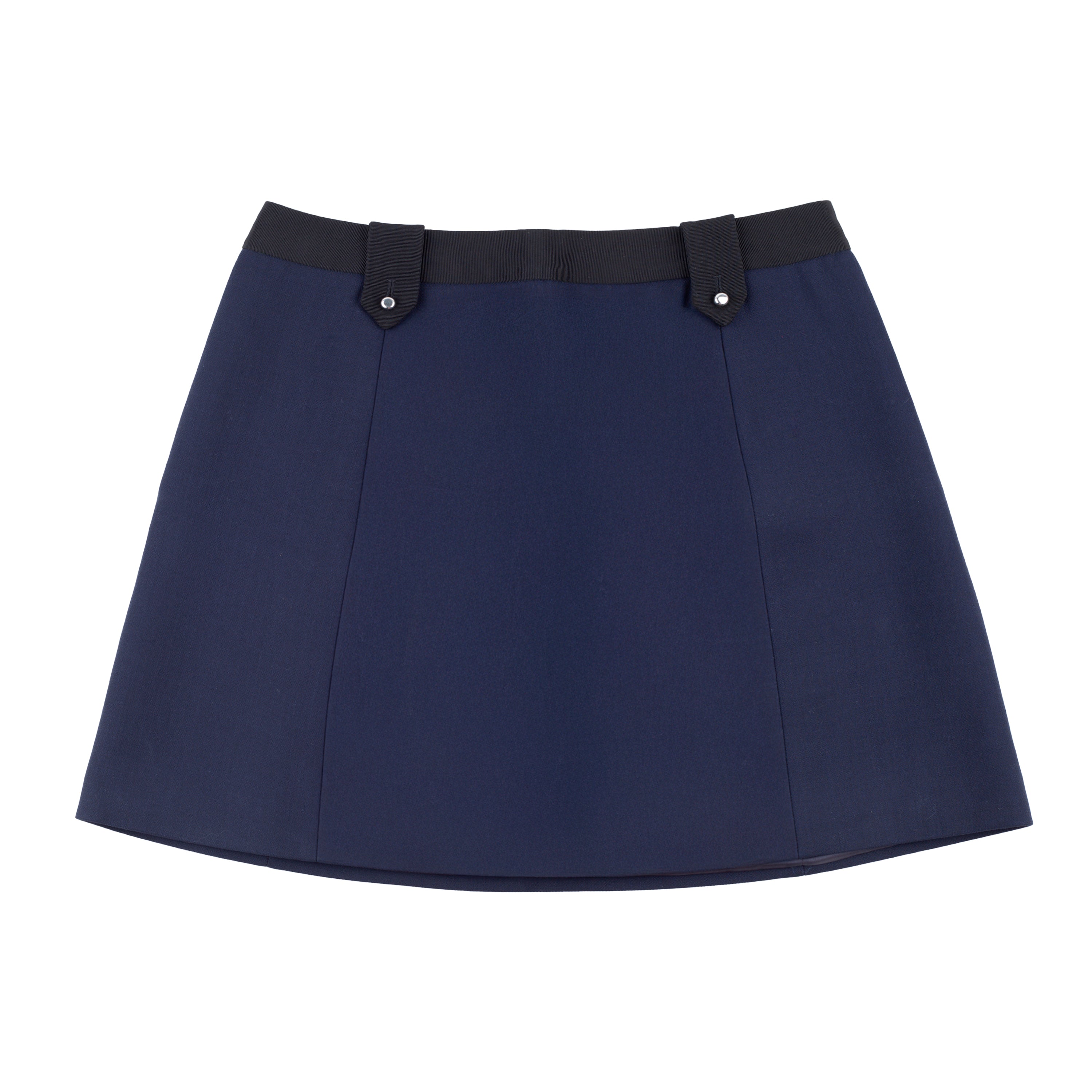 Prada Milano Navy/Black Mini Skirt (M)