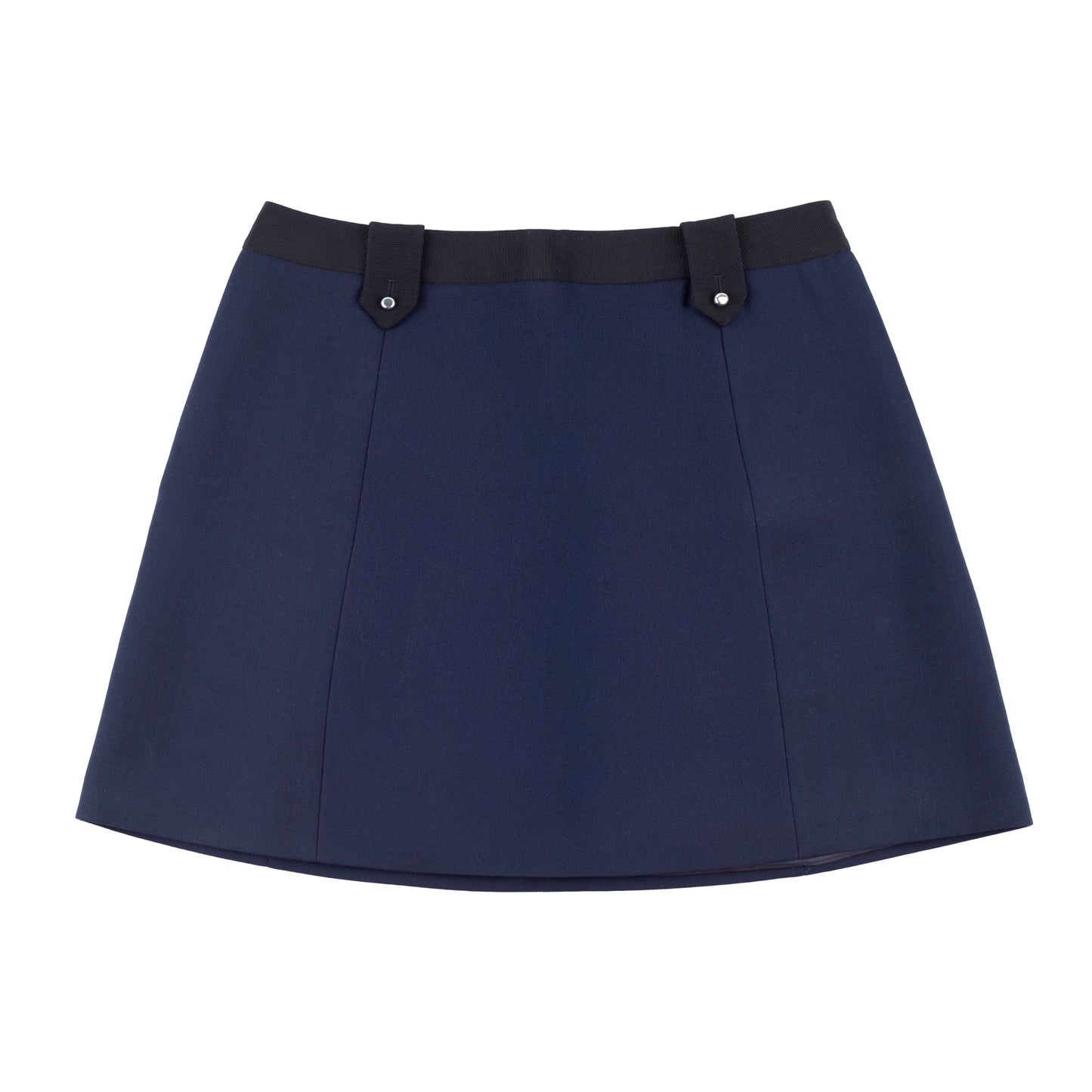 Prada Milano Navy/Black Mini Skirt (M)