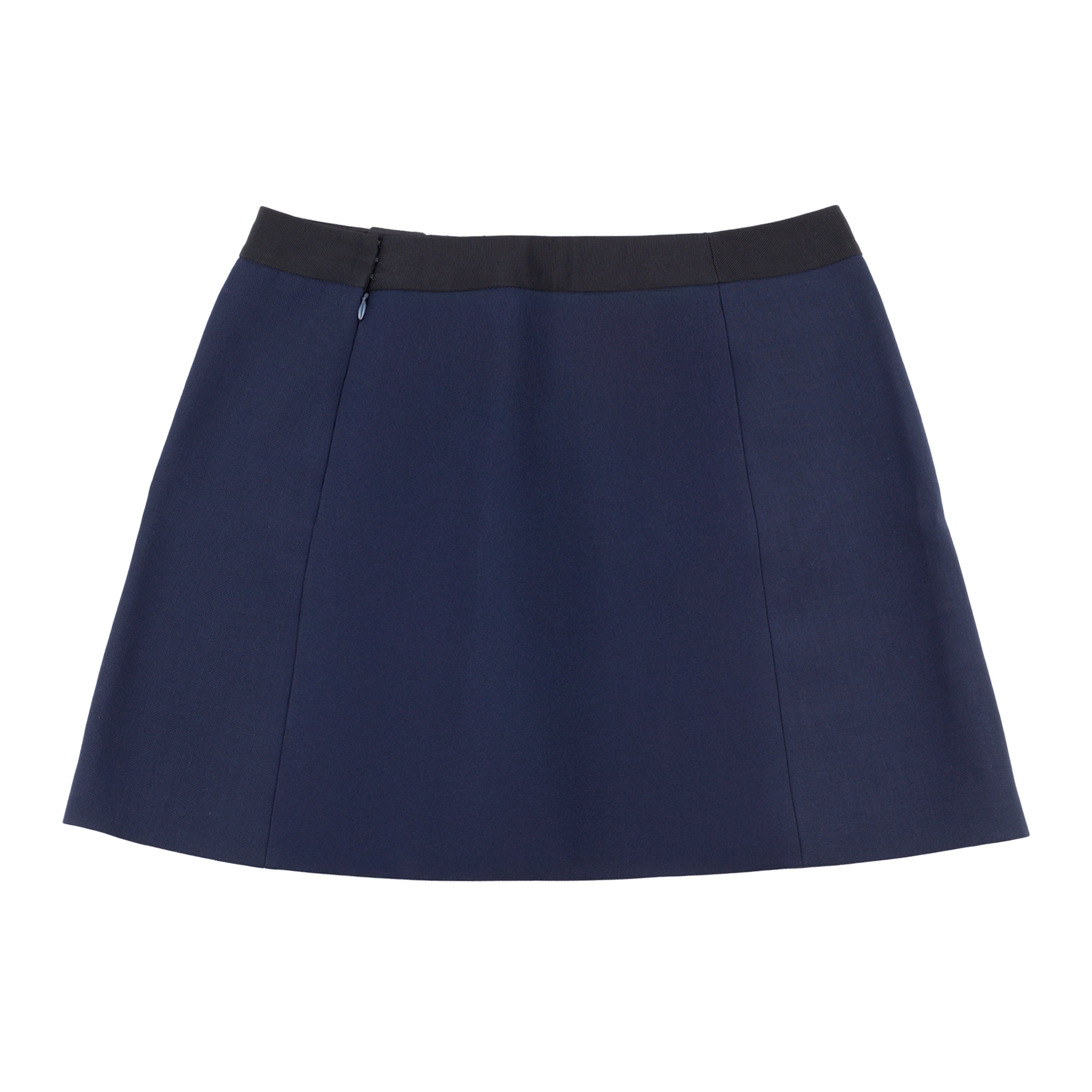 Prada Milano Navy/Black Mini Skirt (M)
