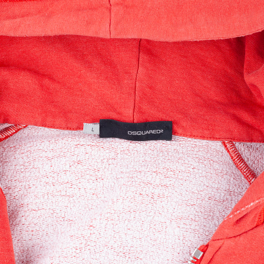 DSQUARED2 Vintage Coral Hooded Cotton Jacket (L)