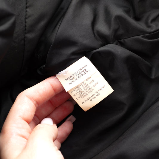 Jean Paul Gaultier AW2003 Vintage Black Bondage Belted Puffer Jacket (M)