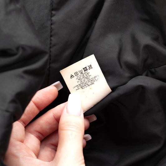 Jean Paul Gaultier AW2003 Vintage Black Bondage Belted Puffer Jacket (M)