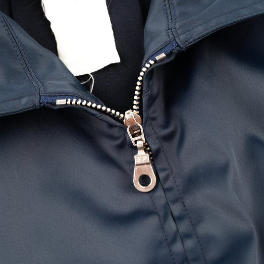 Thierry Mugler Trademark Vintage Blue Polyamide Trench Coat (M)