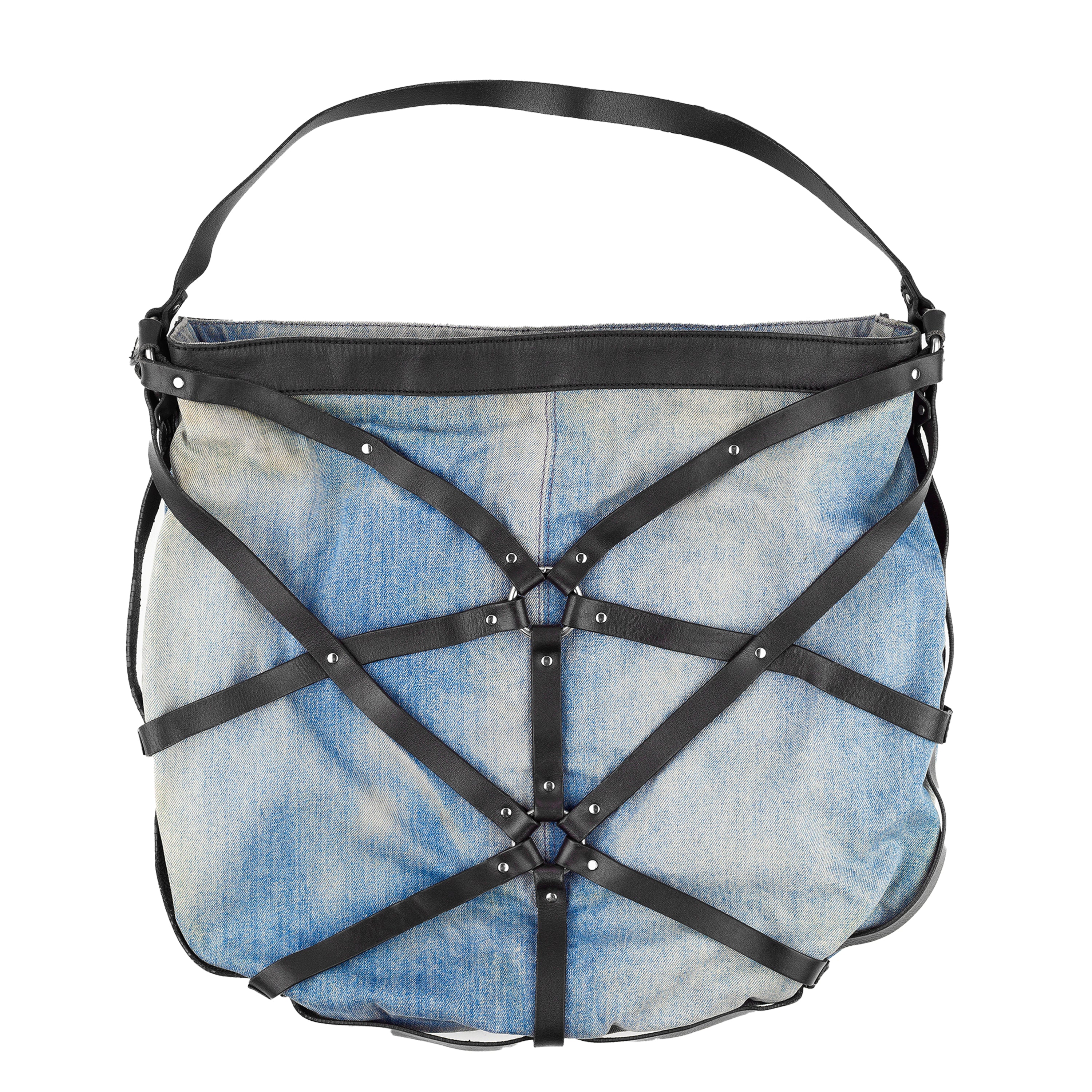 Diesel Bondage Denim Vintage Hobo Bag