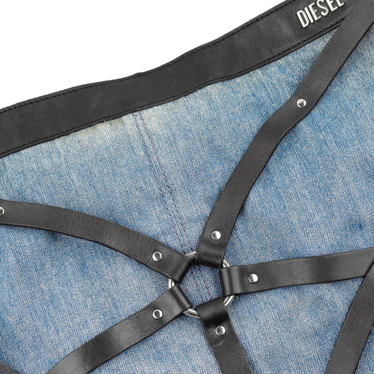 Diesel Bondage Denim Vintage Hobo Bag