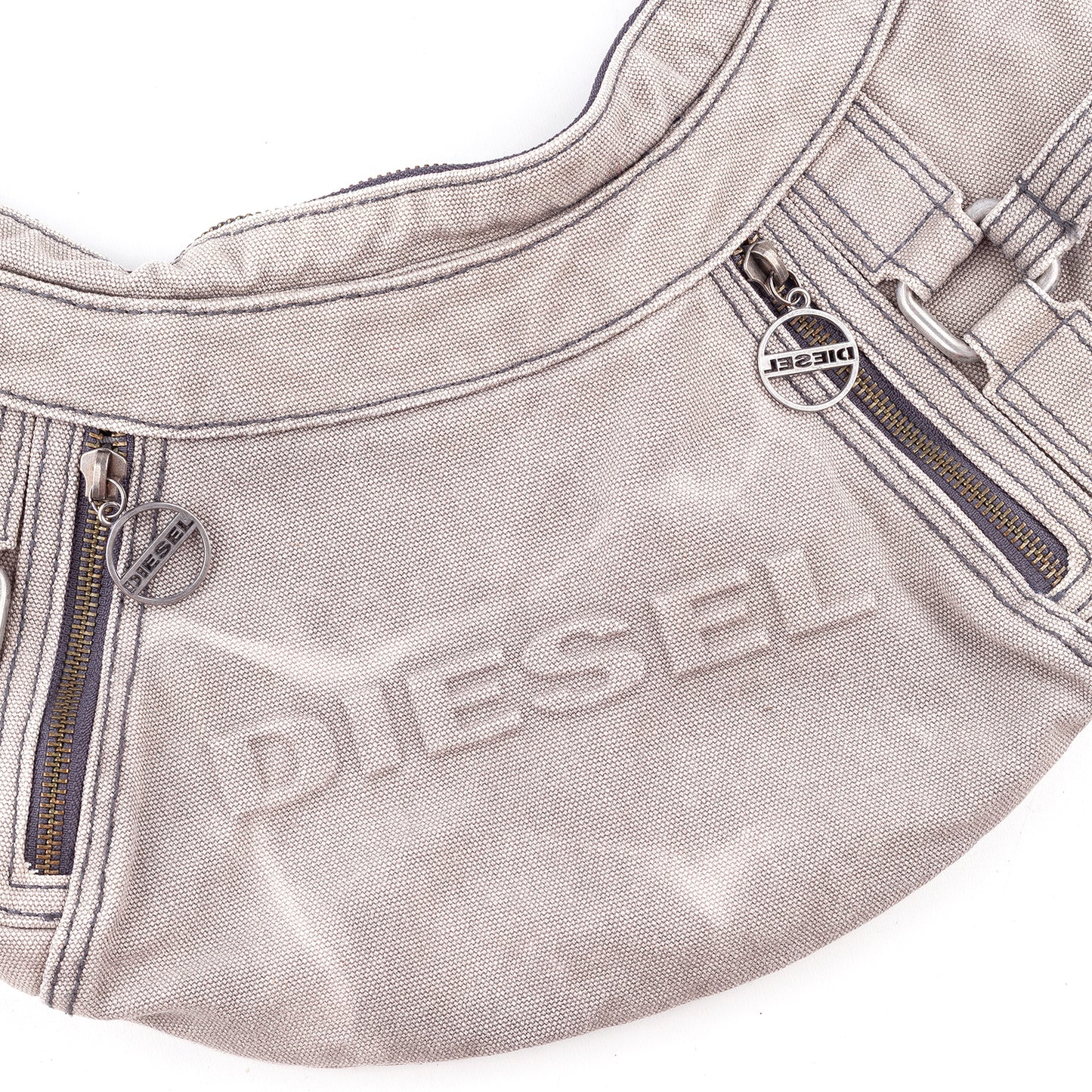 Diesel Light Brown Vintage Crossbody Bag